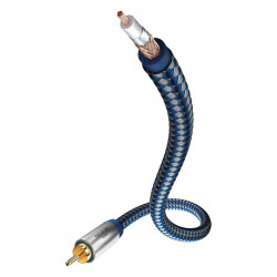 In-Akustik Premium Mono Sub, cable con los conectores RCA