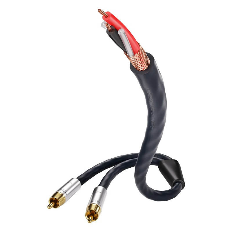 In-Akustik S25 Y-Sub, cable en Y con el corte de los conductores