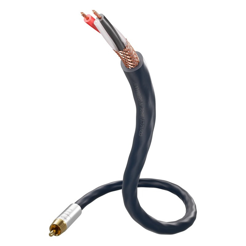 In-Akustik S25 Digital RCA, cable con conector RCA y corte