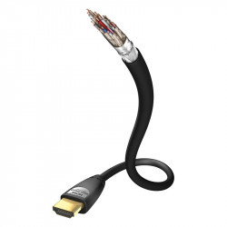 In-Akustik Star High Speed HDMI con Ethernet, cable con conector HDMI y corte