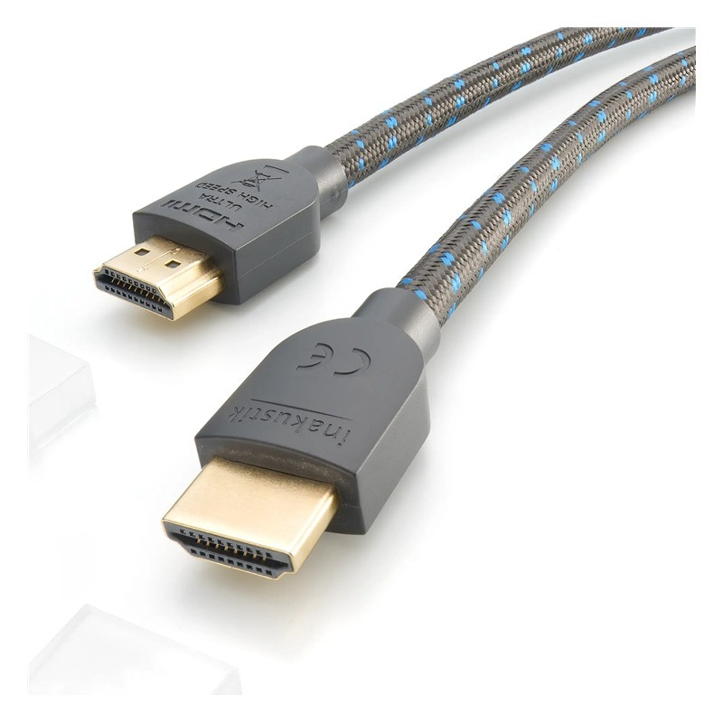 In-Akustik Premium Ultra High Speed HDMI, los dos conectores HDMI