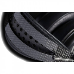 Audeze LCD-MX4, detalle de la diadema de fibra de carbono