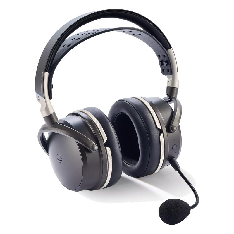 Audeze Maxwell 2 ANC, tres cuartos con micrófono, versión PlayStation