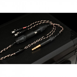 Audeze LCD Premium Combo, cable premium trenzado, foto de la página del LCD-4z