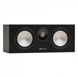 Monitor Audio Bronze Centre 7G, en 3/4 sin rejilla, negro, negro