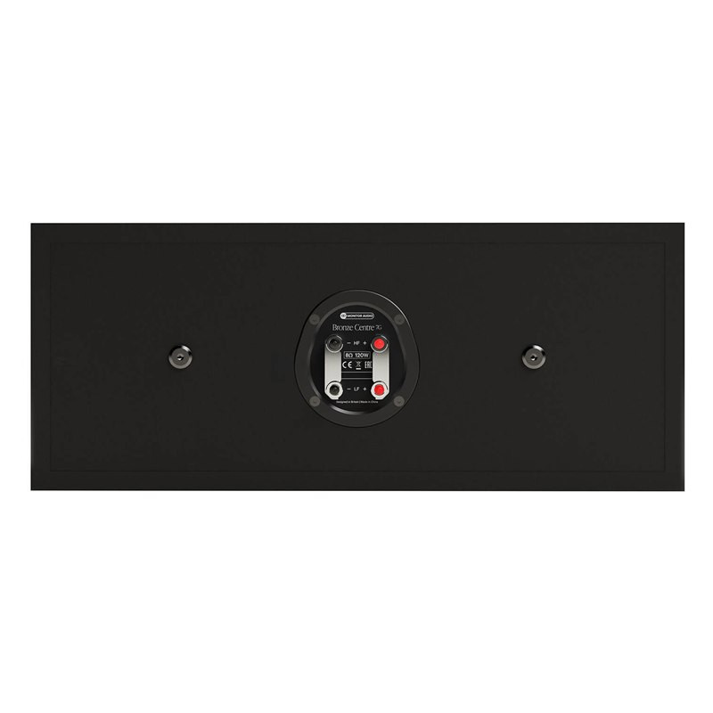 Monitor Audio Bronze Centre 7G, trasera con bornes, negro, negro