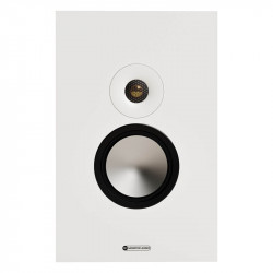 Monitor Audio Bronze On-Wall 7G, frontal sin rejilla, blanco, blanco