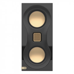 Monitor Audio Studio 89, frontal con disposición MTM, negro brillante, negro brillante