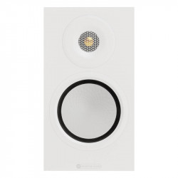 Monitor Audio Silver 50 8G, vista frontal, blanco satinado