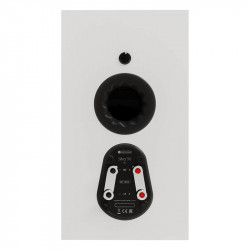 Monitor Audio Silver 50 8G, trasera con puerto y bornes dobles, blanco satinado