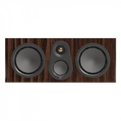 Monitor Audio Silver Centre 8G, vista frontal, nogal europeo