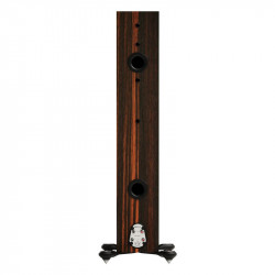 Monitor Audio Gold 300 6G, trasera con dos puertos y bornes dobles, macassar