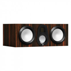 Monitor Audio Gold C250 6G, vista 3/4 sin rejilla, macassar