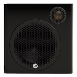 Monitor Audio Radius 1 4G, vista frontal, negro brillante