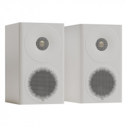 Monitor Audio Radius 3 4G, vista en ángulo, blanco satinado