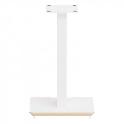 Soporte Blok AXIS 500 en blanco, visto de frente, blanco satinado