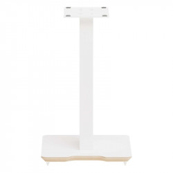 Soporte Blok AXIS 500 en blanco, visto por detrás, blanco satinado