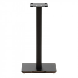 Soporte Blok AXIS 600 en negro, visto por detrás, negro satinado