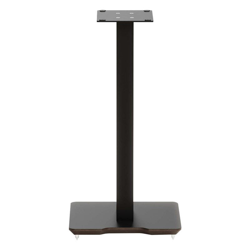 Soporte Blok AXIS 600 en negro, visto por detrás, negro satinado