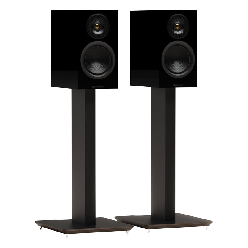 Blok AXIS 600 en negro con altavoces Monitor Audio Silver 50 (no incluidos), negro satinado