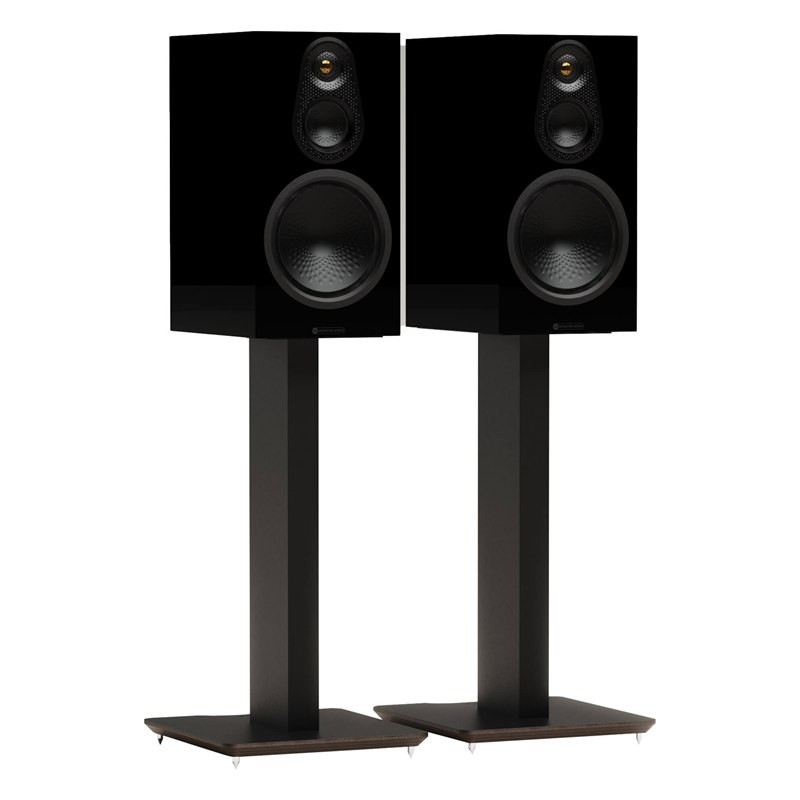 Blok AXIS 600 en negro con altavoces Monitor Audio Silver 100 (no incluidos), negro satinado