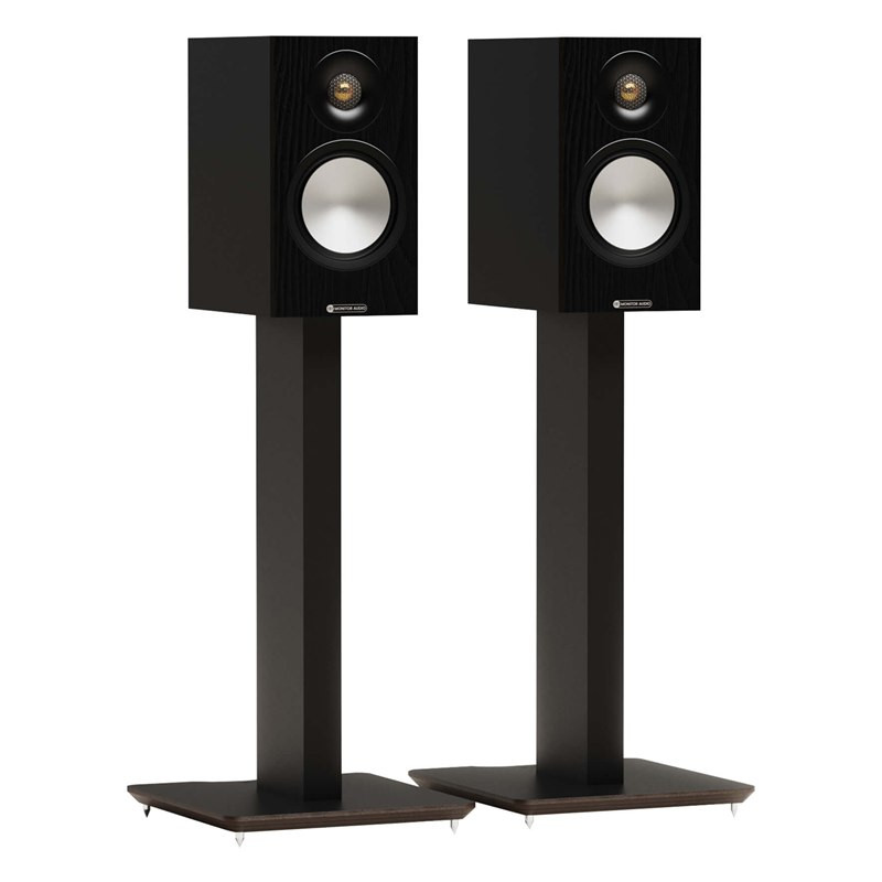 Blok AXIS 600 en negro con altavoces Monitor Audio Bronze 50 (no incluidos), negro satinado