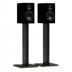 Blok AXIS 700 en negro con altavoces Monitor Audio Silver 50 (no incluidos), negro satinado