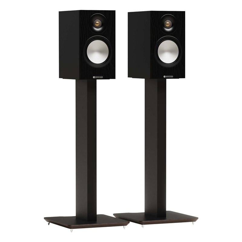 Blok AXIS 700 en negro con altavoces Monitor Audio Bronze 50 (no incluidos), negro satinado