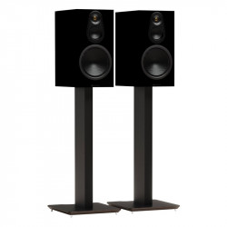 Blok AXIS 700 en negro con altavoces Monitor Audio Silver 100 (no incluidos), negro satinado
