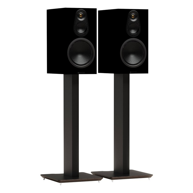 Blok AXIS 700 en negro con altavoces Monitor Audio Silver 100 (no incluidos), negro satinado