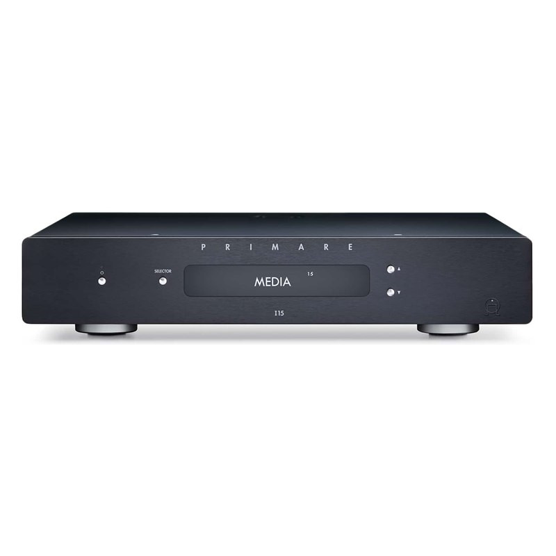 Primare I15, vista frontal, en negro, negro