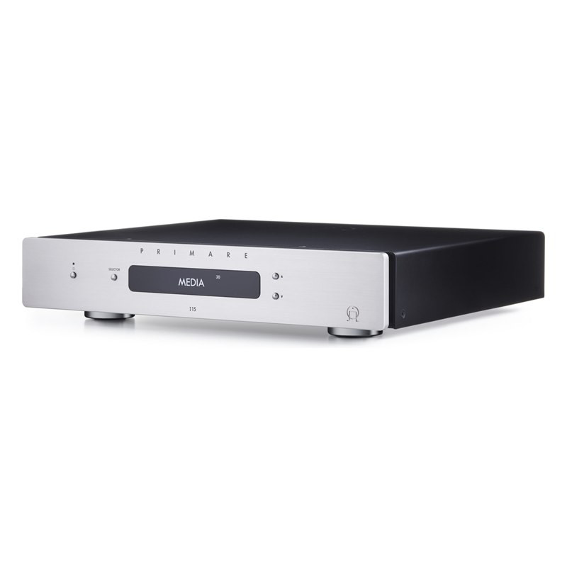 Primare I15 Prisma MK2, vista lateral, en titanio, titanio