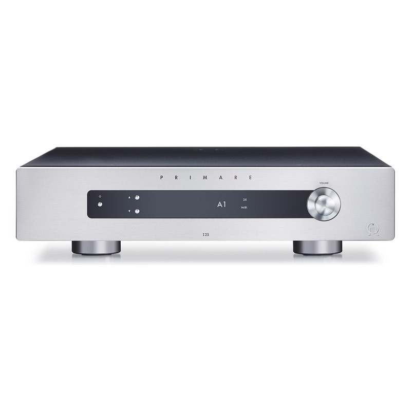 Primare I25, vista frontal, en titanio, titanio