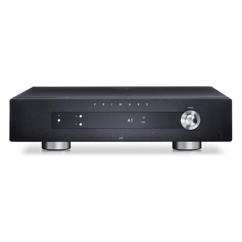Primare I25 DAC DM36, vista frontal, en negro, negro