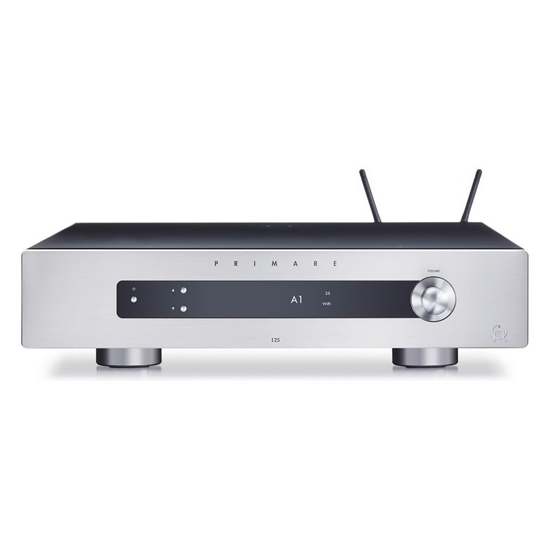 Primare I25 Prisma DM36, vista frontal, en titanio, titanio