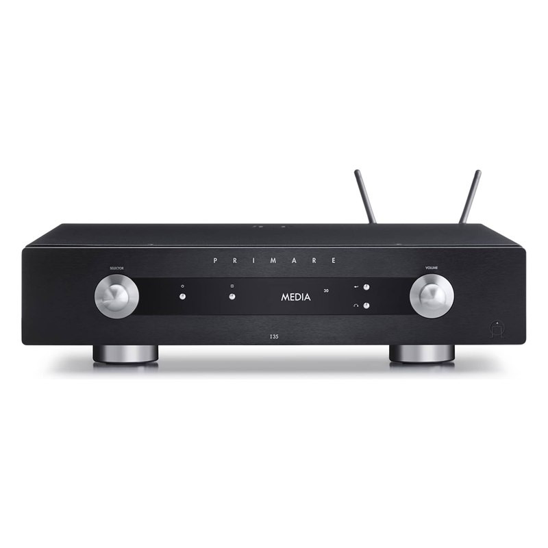 Primare I35 Prisma DM36, vista frontal, en negro, negro