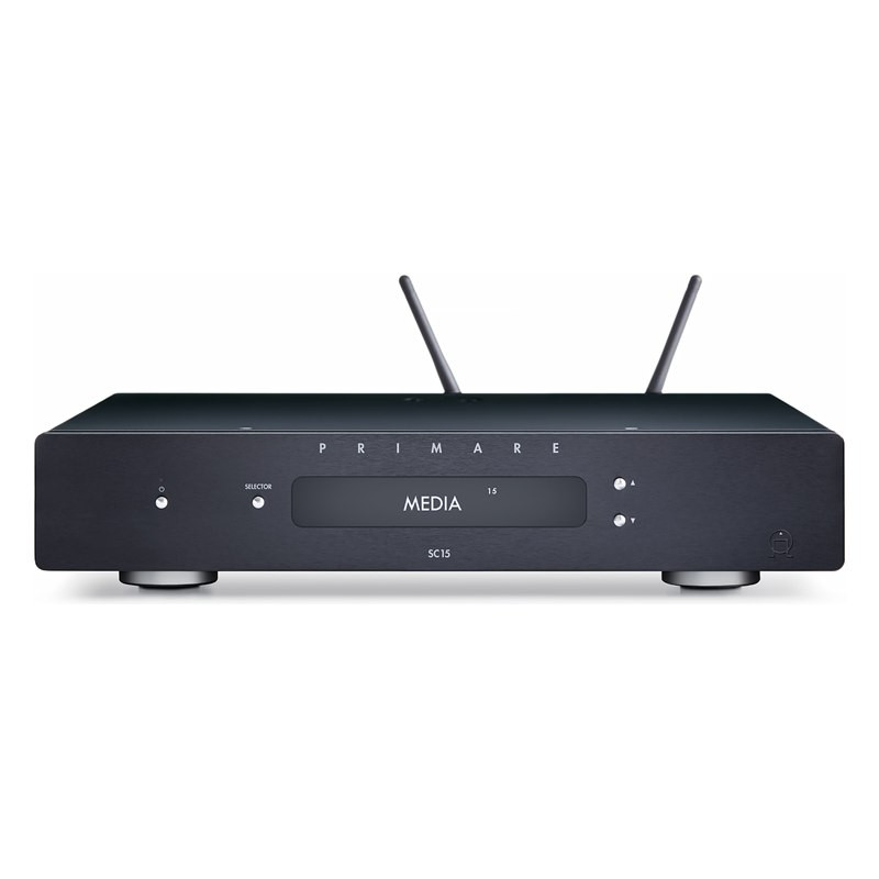 Primare SC15 Prisma MK2, vista frontal, en negro, negro