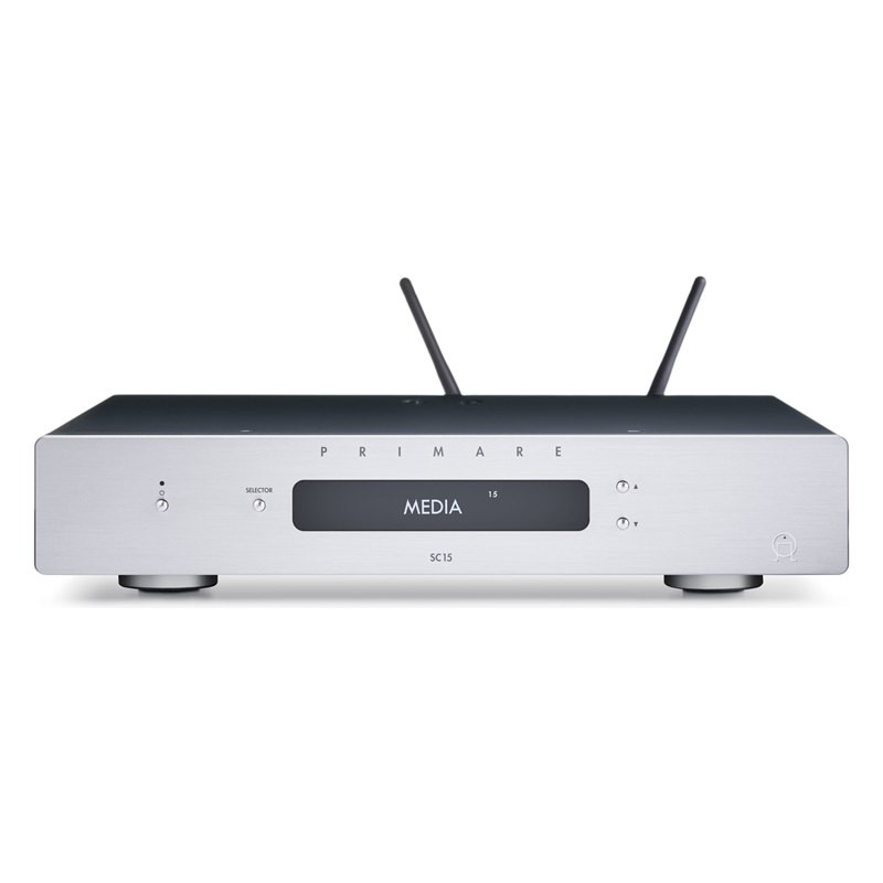 Primare SC15 Prisma MK2, vista frontal, en titanio, titanio