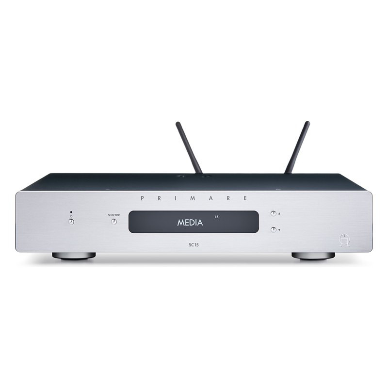 Primare SC15 Prisma MK2, vista frontal, en titanio, titanio