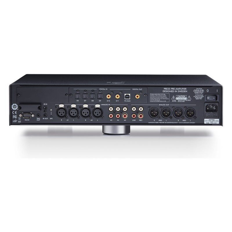 Primare PRE35, panel trasero