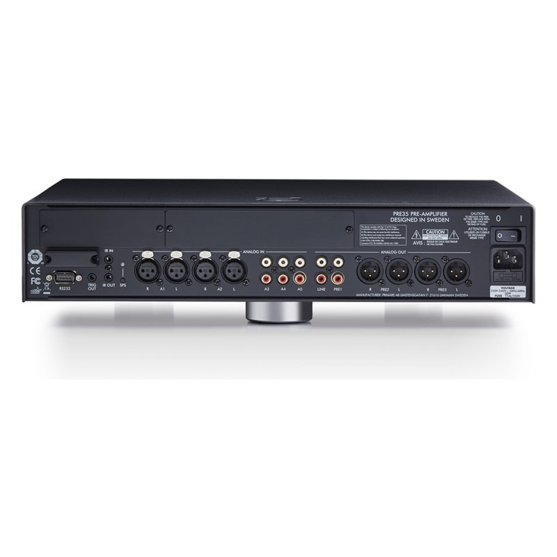Primare PRE35, panel trasero
