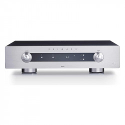 Primare PRE35 DAC DM36, vista frontal, en titanio, titanio