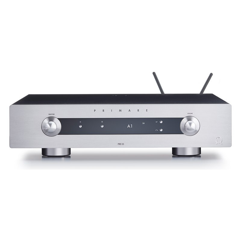 Primare PRE35 Prisma DM36, vista frontal, en titanio, titanio