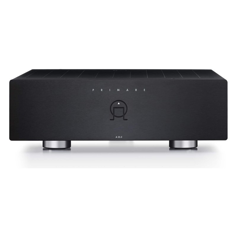 Primare A35.2, vista frontal, en negro, negro