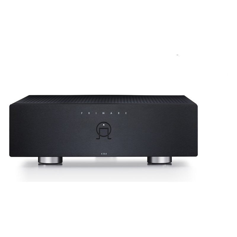 Primare A35.8, vista frontal, en negro, negro