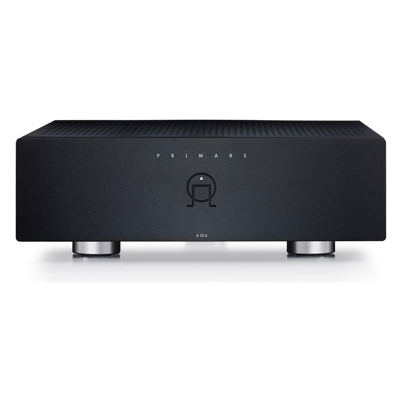 Primare A35.8, foto oficial, en negro, negro