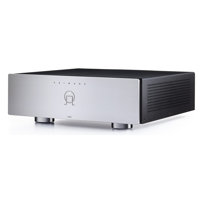 Primare A35.8, vista lateral, en titanio, titanio