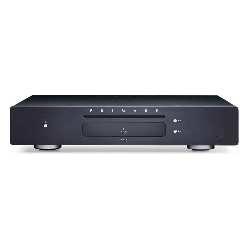 Primare DD15, vista frontal, en negro, negro