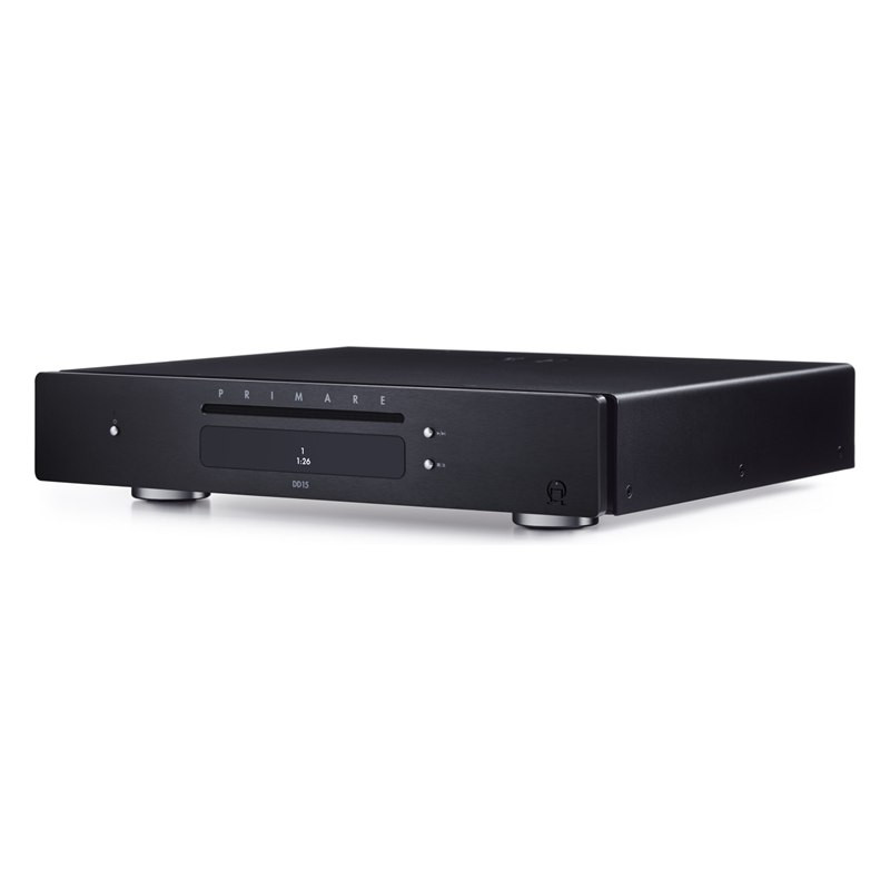 Primare DD15, vista lateral, en negro, negro