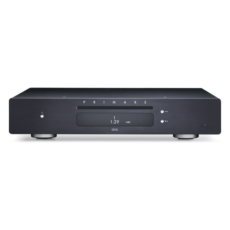 Primare CD15 Prisma, vista frontal, en negro, negro